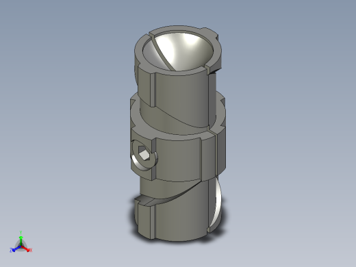 43基础线棒延伸接头.STEP正等轴测缩略图