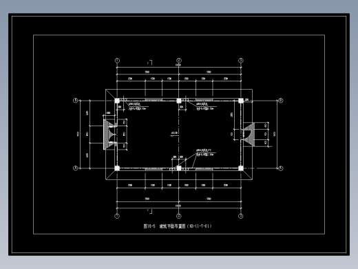 图16-5  建筑平面布置图（KB-11-T-01）