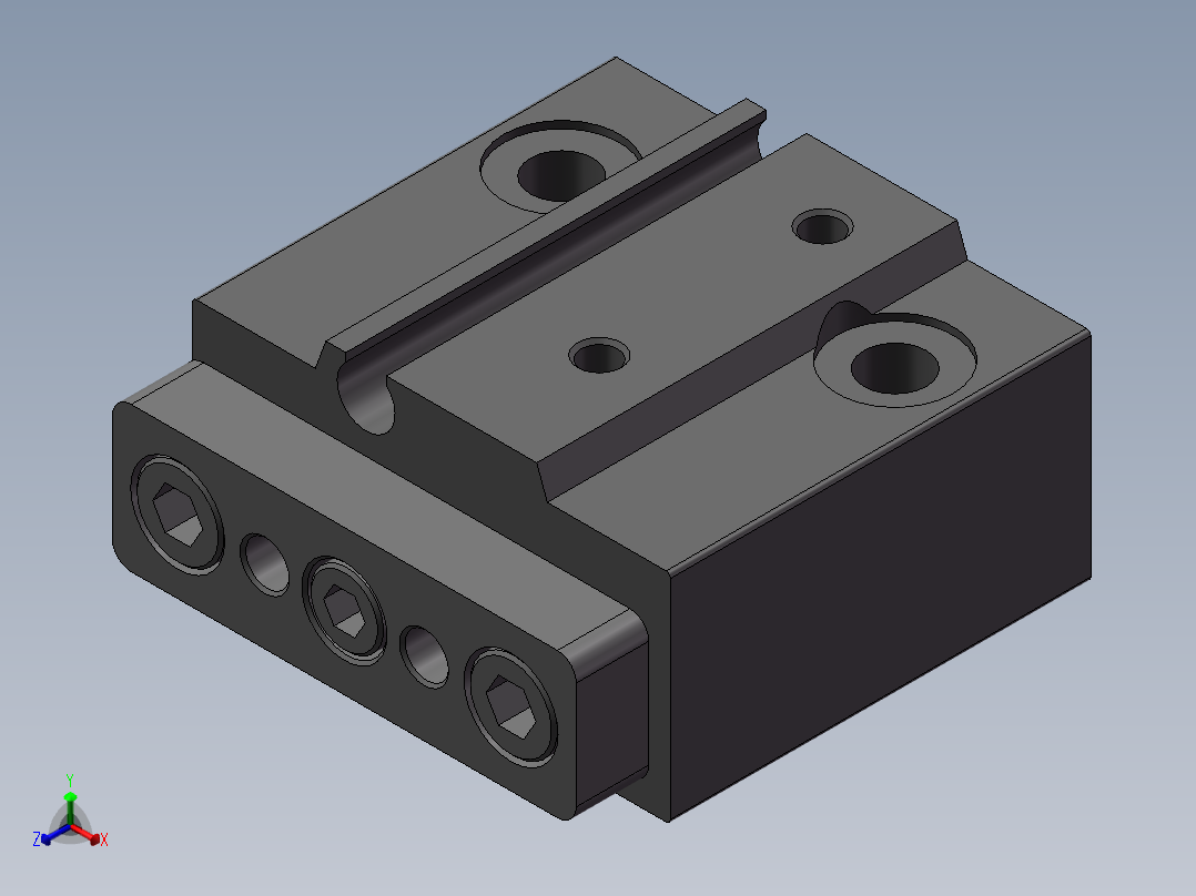 微型带导杆气缸 SMC MGJ10-10正等轴测图