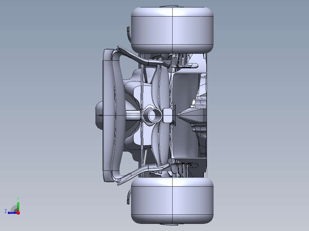 一级方程式赛车右视图