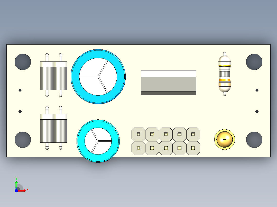 c板调节器7805 7824 13前视图