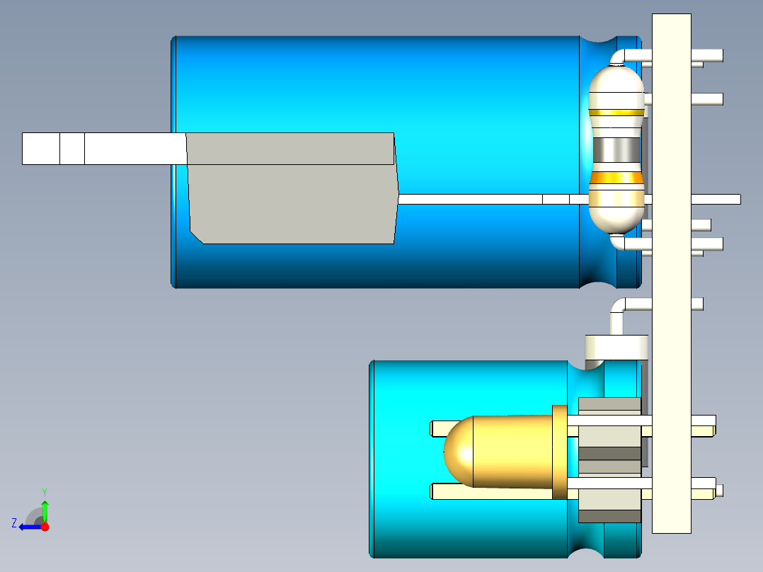c板调节器7805 7824 13右视图