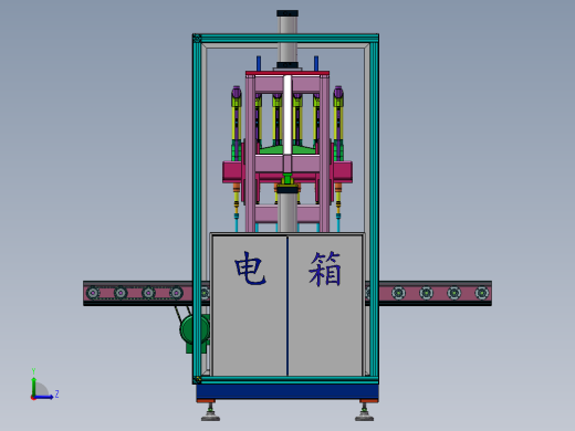 流水线螺栓拧紧设备左视缩略图