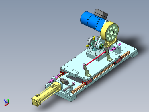 砂轮自动抛光机构