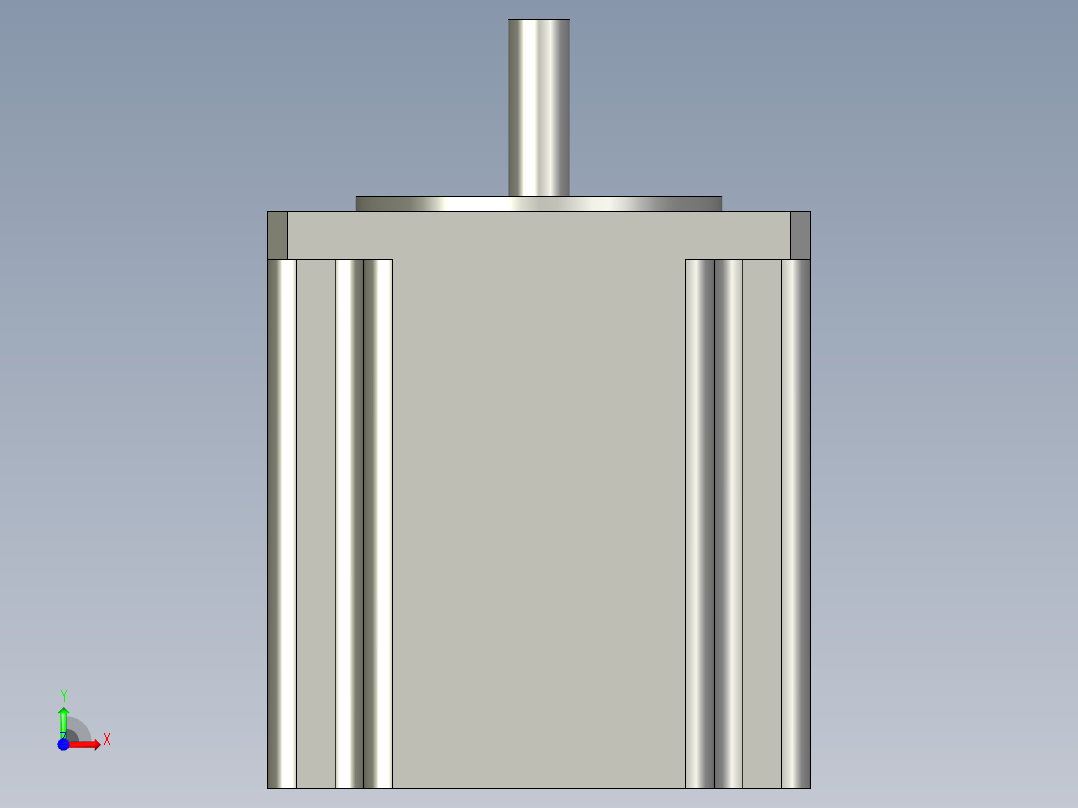 TB02-步进马达PK266-02A-KSRB前视图