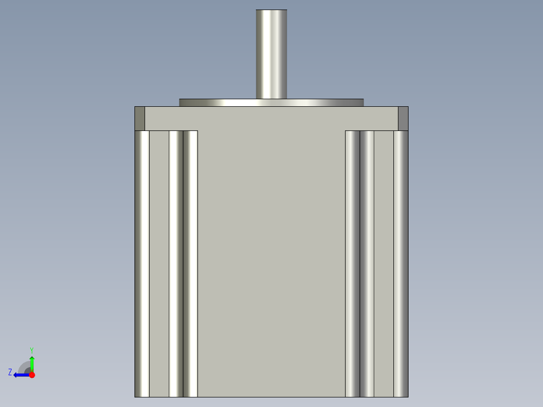 TB02-步进马达PK266-02A-KSRB右视图