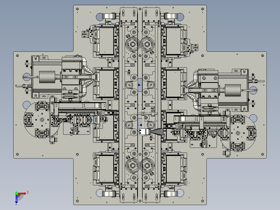 电芯处理-2-2-超声焊接站俯视图