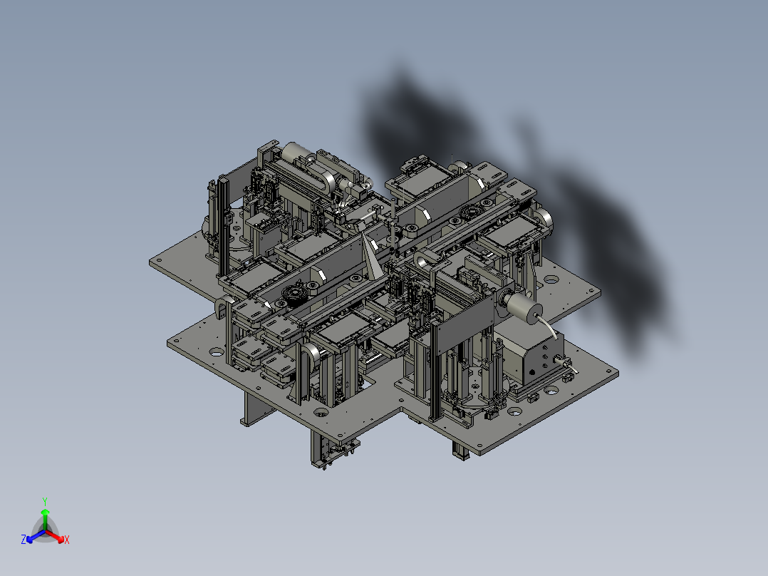 电芯处理-2-2-超声焊接站正等轴测图