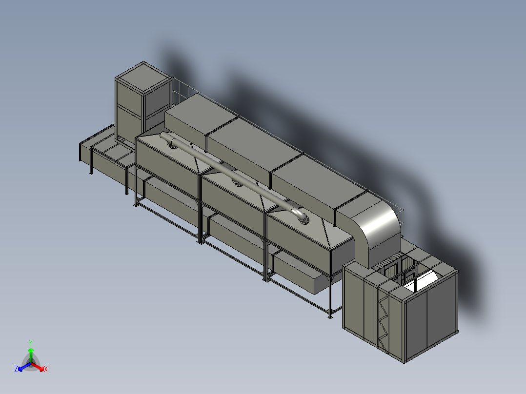 密封性强蓄热式催化燃烧装置
