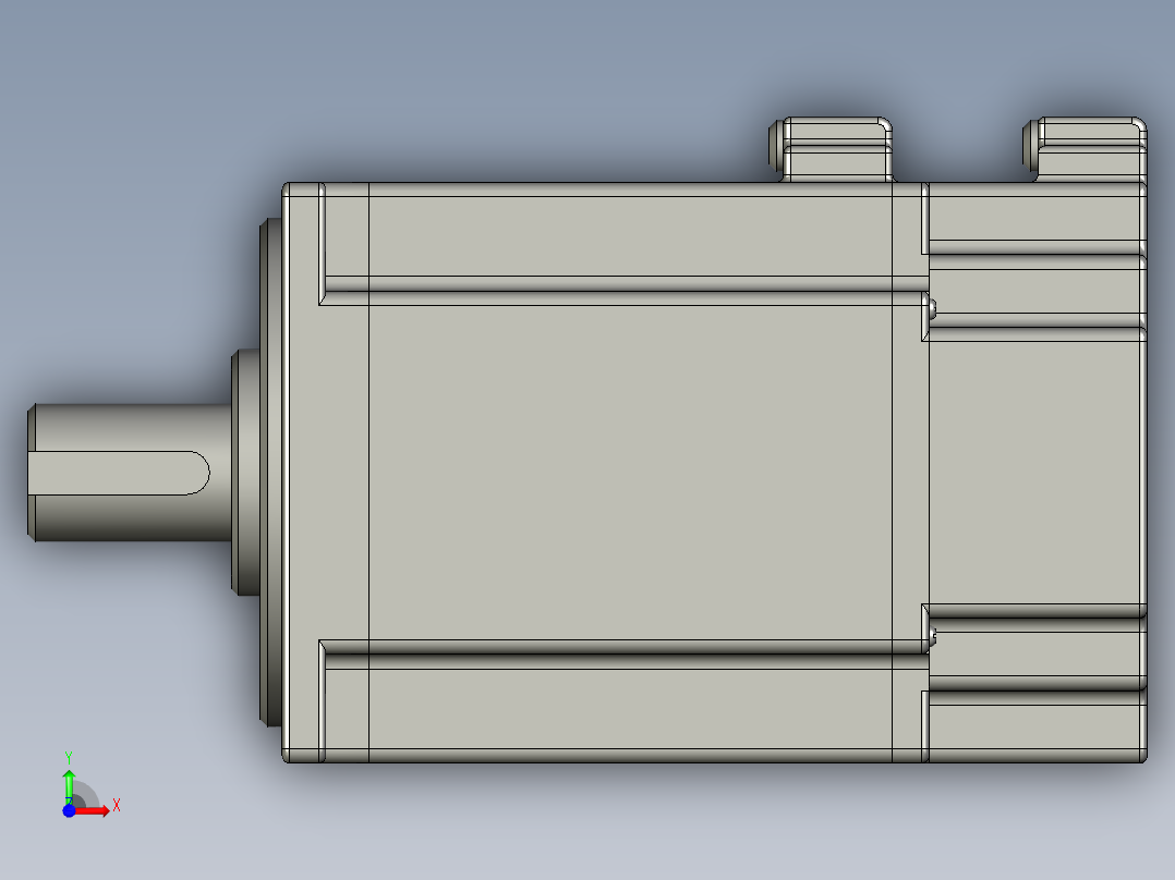 80系列伺服电机_80ST-M01930前视图