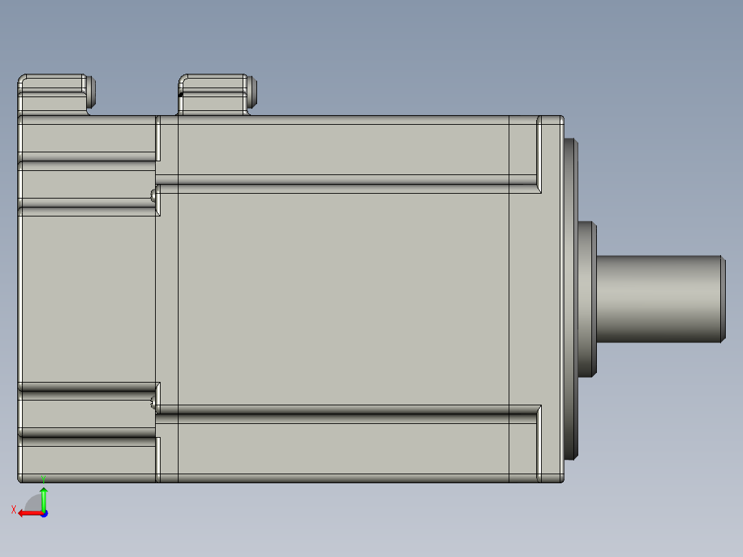 80系列伺服电机_80ST-M01930后视图