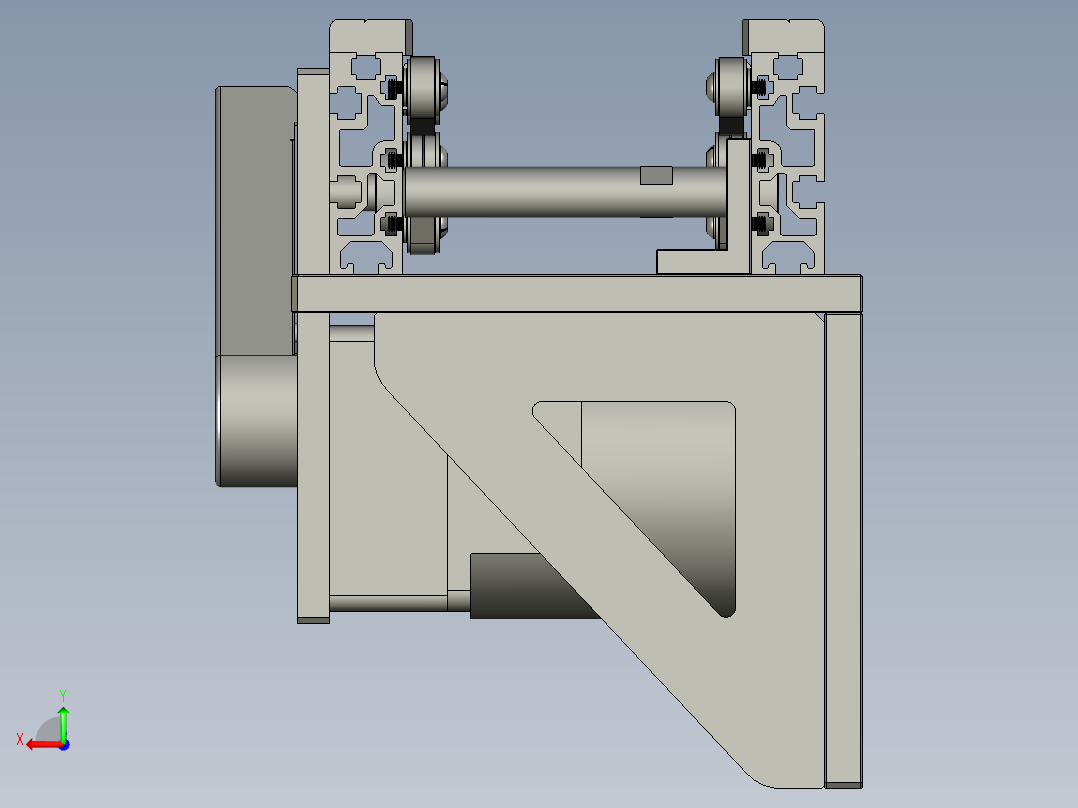 分料站迴流線后视图