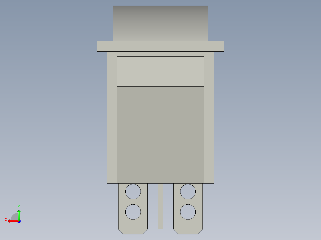 IO开关KCD4_15A_250V后视图