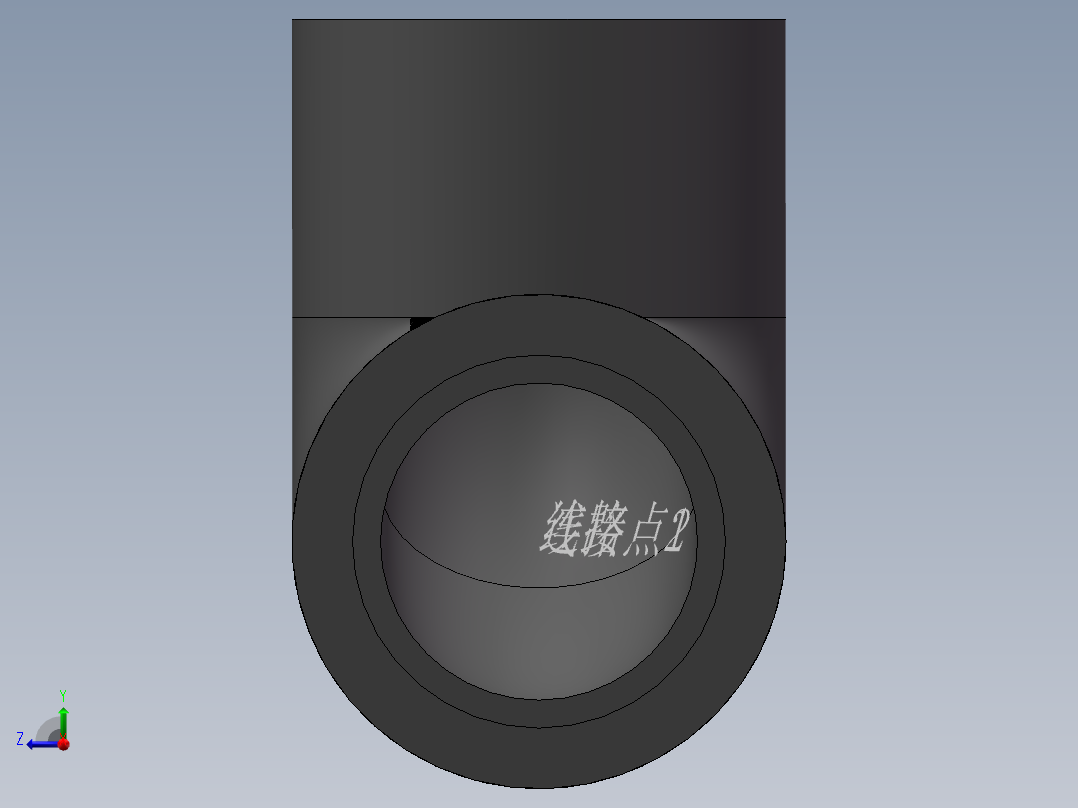 90°弯头-UPVC DN15-DN400右视图