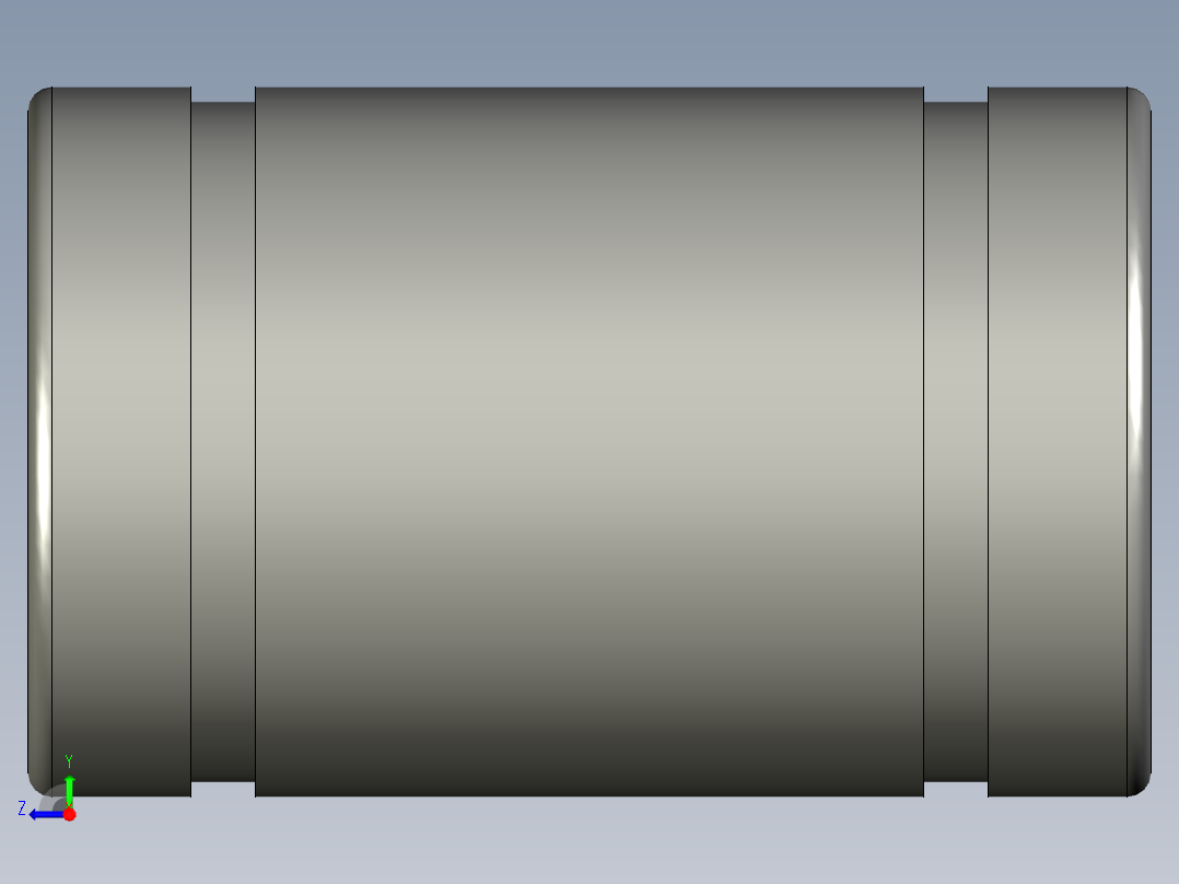 LMC03-d6直线轴承右视图