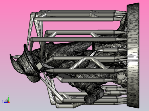 自由3D模型右视缩略图