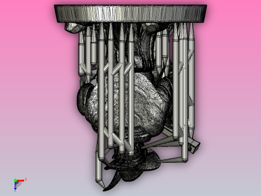 自由3D模型俯视缩略图