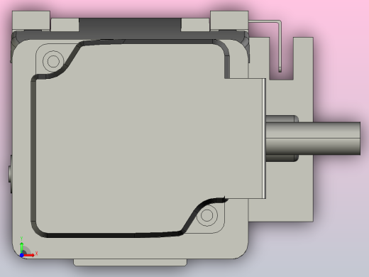 SYS5-350-BC滚珠花健、支撑座、滚珠丝杠、交叉导轨、直线模组.STEP前视缩略图