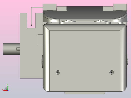 SYS5-350-BC滚珠花健、支撑座、滚珠丝杠、交叉导轨、直线模组.STEP后视缩略图