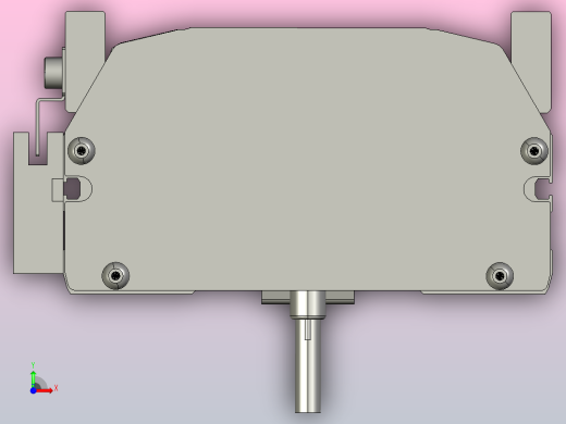 SYS14-300-BC-200W滚珠花健、支撑座、滚珠丝杠、交叉导轨、直线模组.STEP前视缩略图