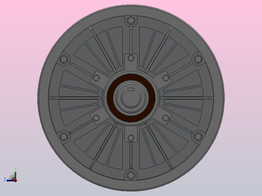 磁粉制动器ZKB25XN前视缩略图