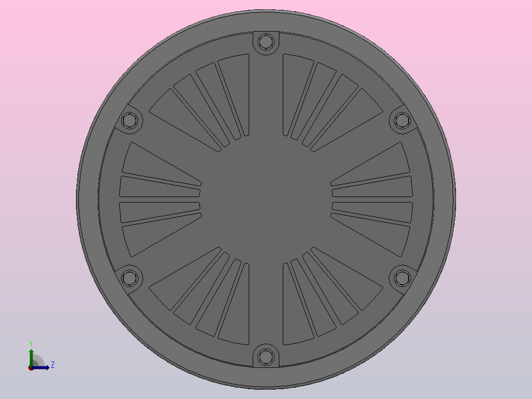 磁粉制动器ZKB25XN后视图