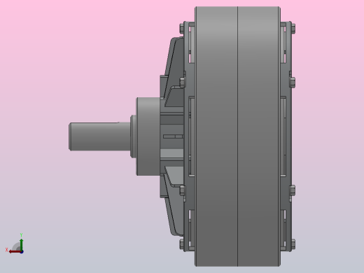 磁粉制动器ZKB25XN右视缩略图