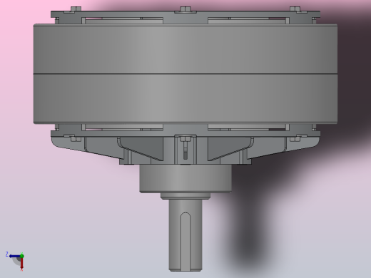 磁粉制动器ZKB25XN俯视缩略图