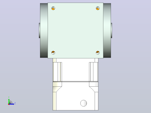 PW110双孔 PGH90-L1 19-70-90-M6 PW110转向器 双孔输出 带90 斜齿行星减速机左视缩略图