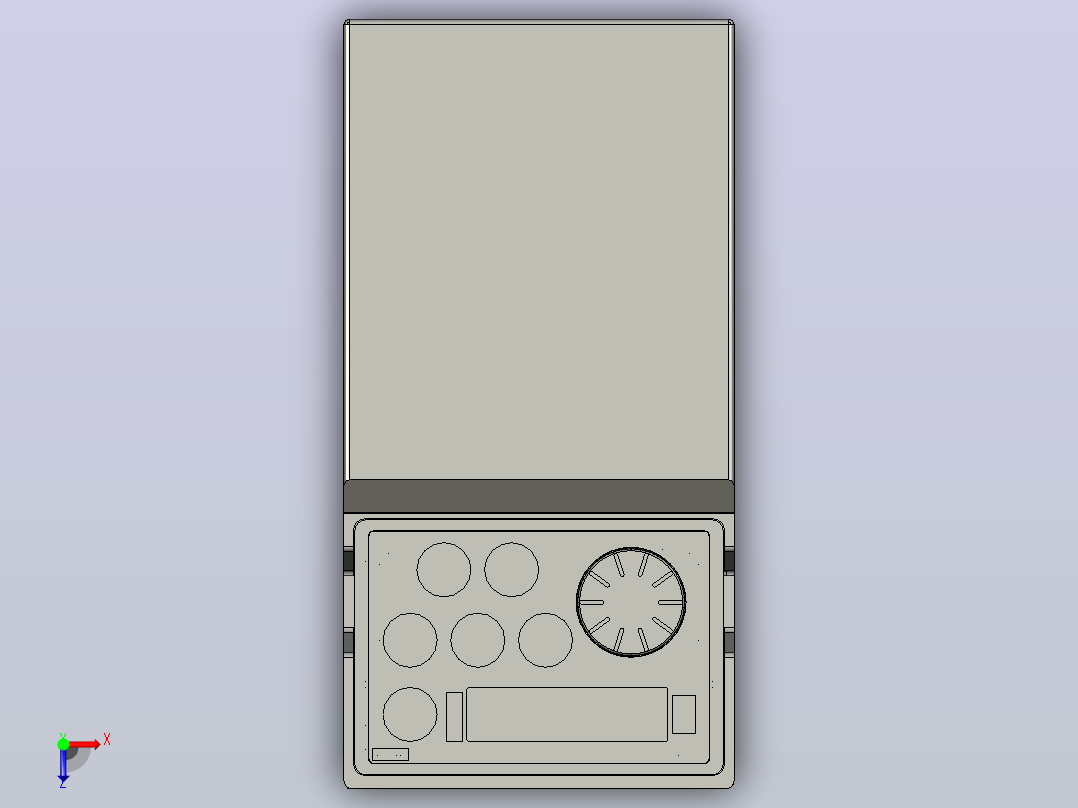 E380-015 变频器俯视图