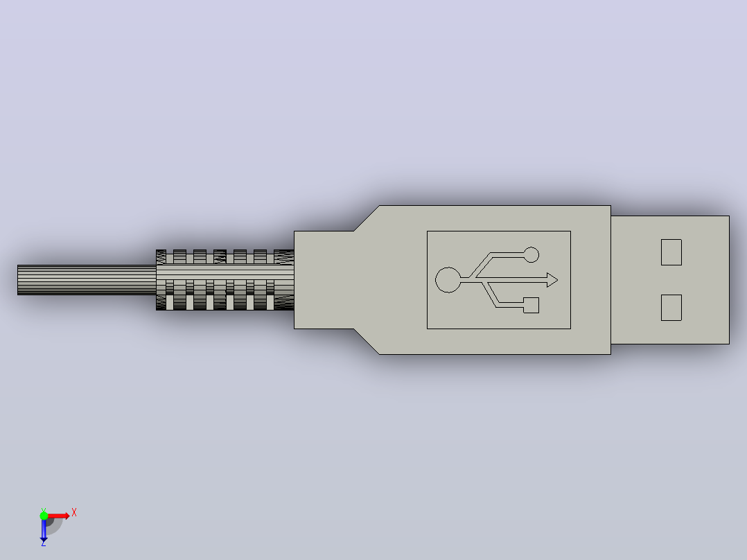 USB2接口俯视图