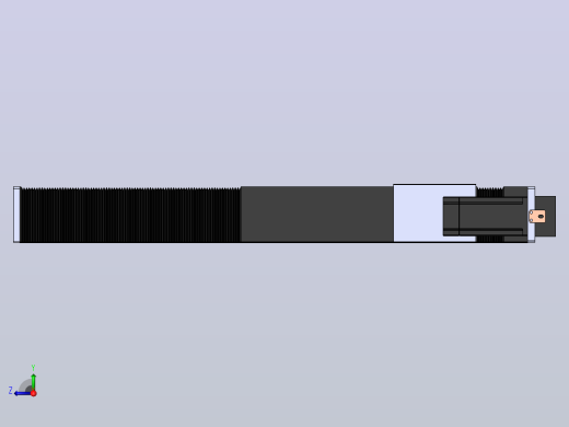 DMSF135-RCR风琴罩丝杆模组直线模组（电机右折)[DMSF135-L05S500-DT400-A2U-RCR-P5]右视缩略图