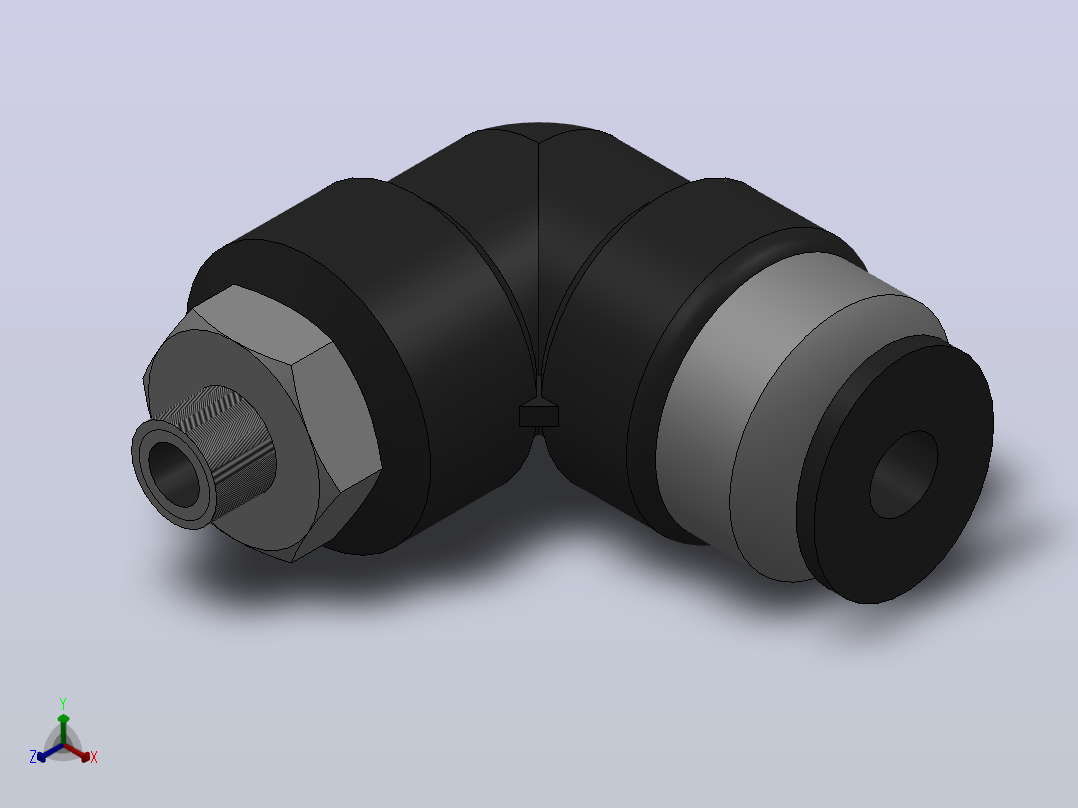 ISPL截止阀_ISPL04-M5主视图