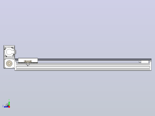 皮带直线轴半封闭可选导轨TPA-HNB-175D-140-L800-LU-C-P75-N3右视缩略图