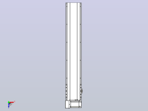 皮带直线轴半封闭可选导轨TPA-HNB-175D-140-L800-LU-C-P75-N3俯视缩略图