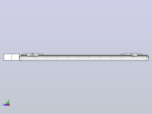 皮带直线轴双滑块型TPA-GCBS-120-P70-L350-QR-M20-N3右视缩略图
