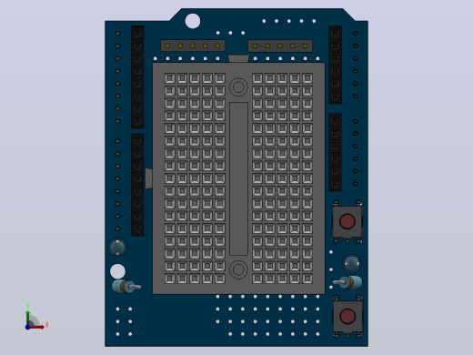 Arduino 原型扩展板前视缩略图