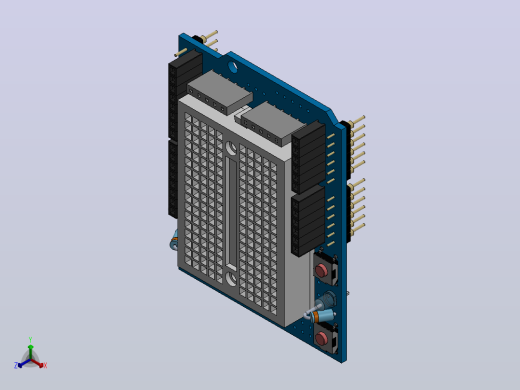Arduino 原型扩展板正等轴测缩略图
