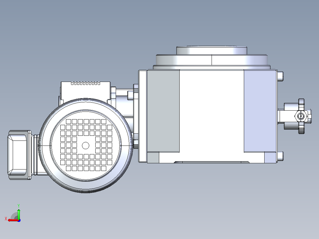 RU110DT凸轮分割器，，后视图