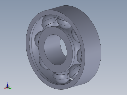 滚珠轴承 SKF 6304主视缩略图