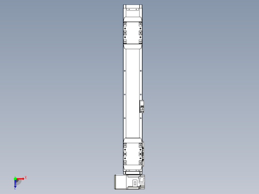 皮带直线轴双滑块型TPA-GCBS-80-P60-L175-LU-M20-N3俯视缩略图