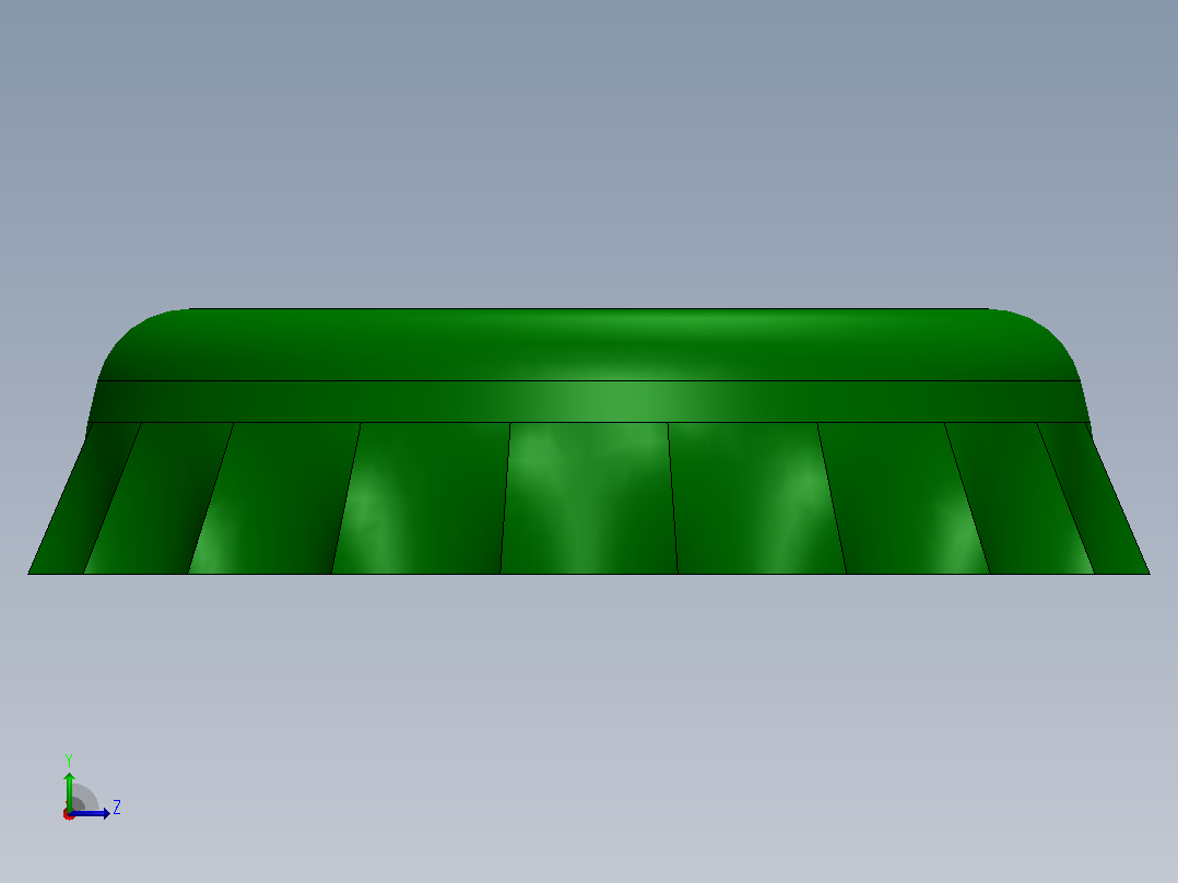 雪碧瓶盖左视图