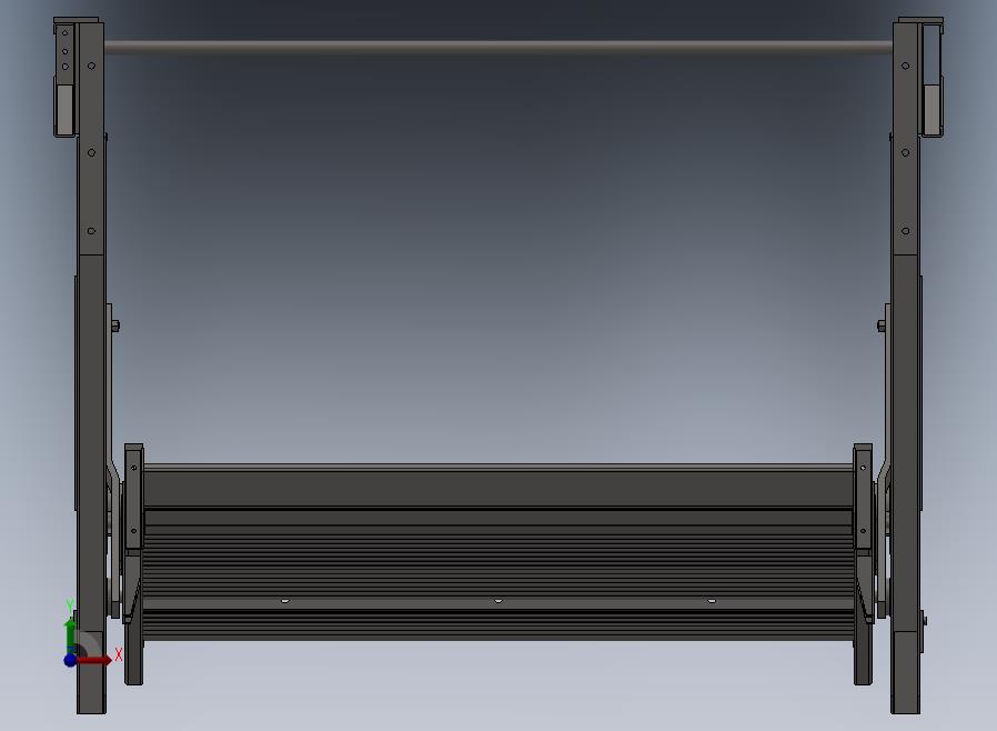 A41-液压俯仰立体车库前视图