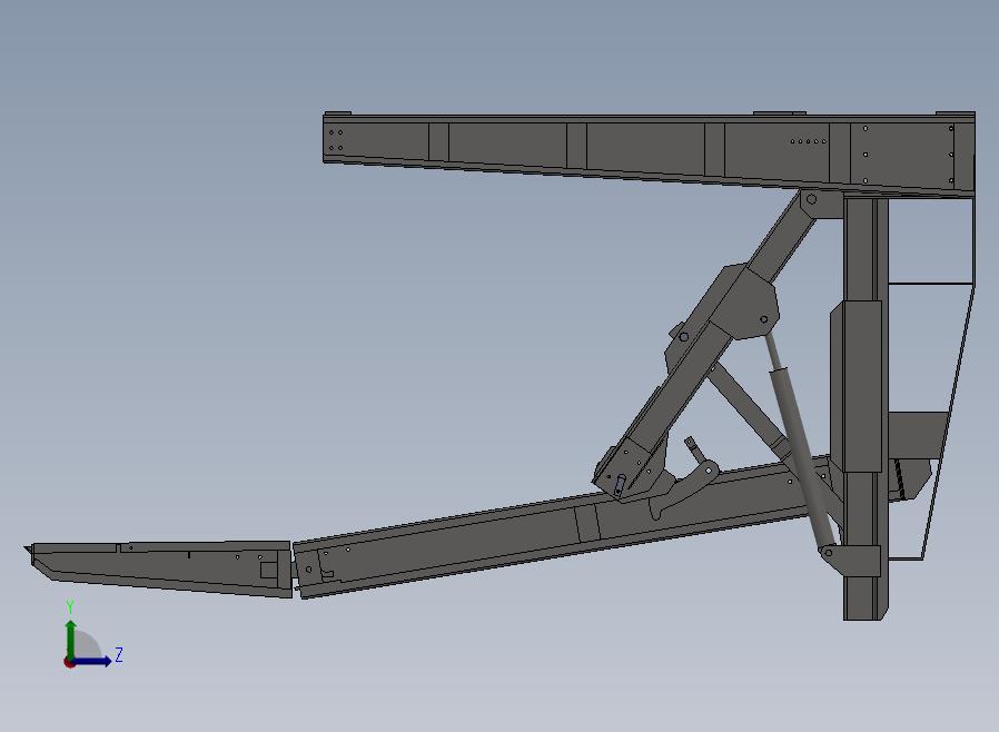A41-液压俯仰立体车库左视图