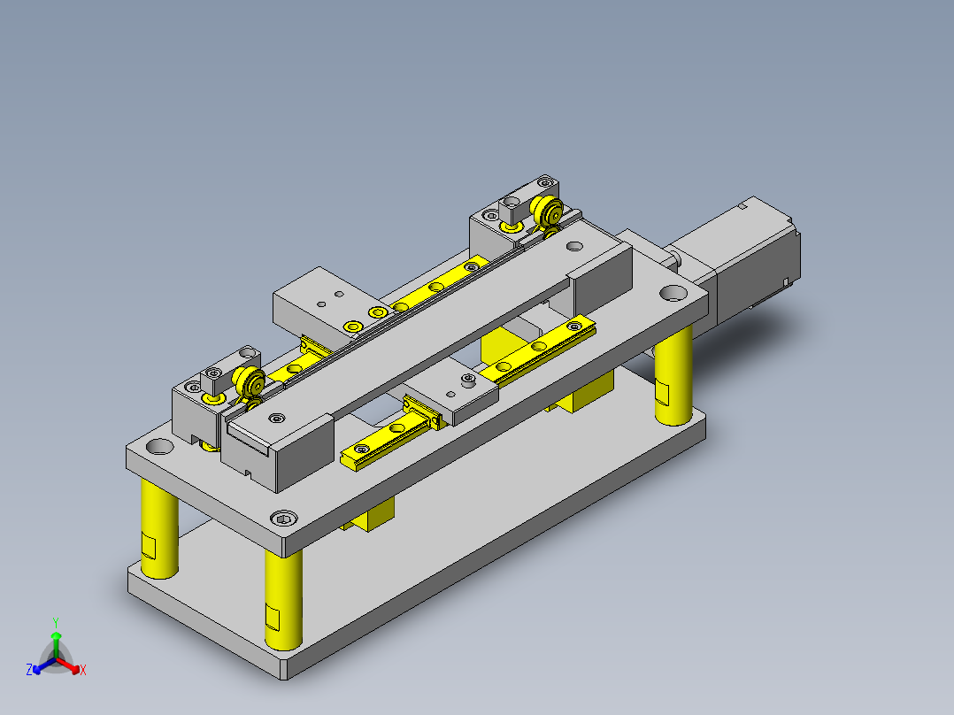 滚轮齿轮运送组件