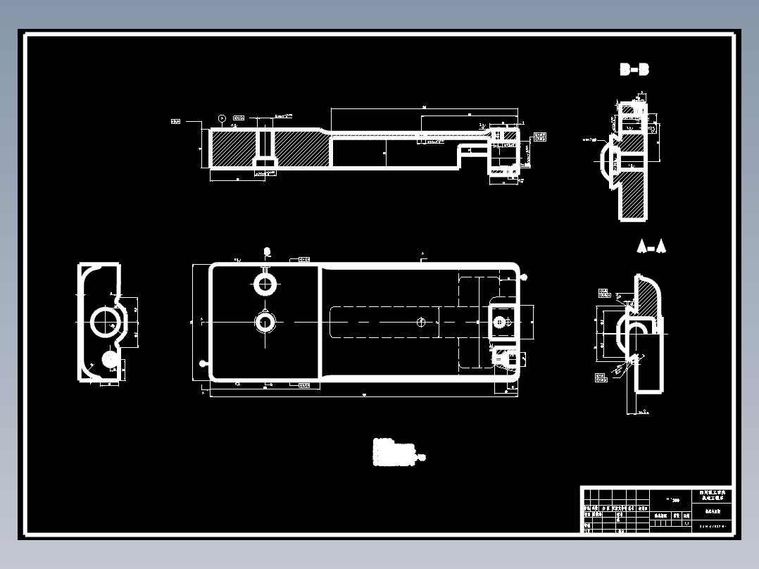 车床小刀架机械加工工艺及镗孔的夹具设计