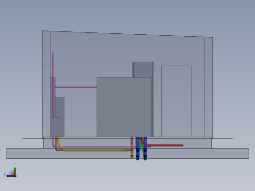 水利控制房机电房（SW2014右视缩略图