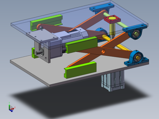B3_剪叉式顶升机构（）