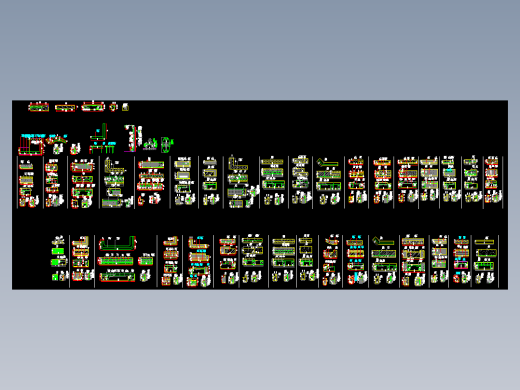 tk1工装前台接待台CAD图纸节点大样图室内设计家具模块平立面节点