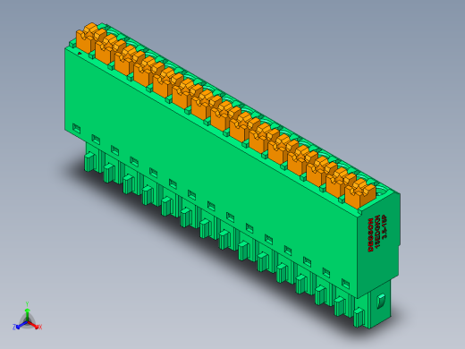 DEGSON 15EDG 系列 3.5mm 插拔式接线端子 FullPack-15EDGKN-3.5-15P-14-00AH